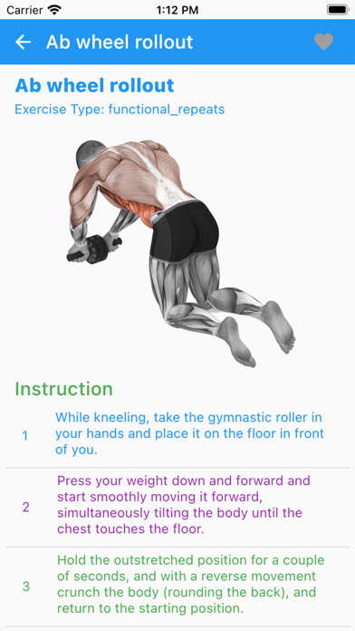 Muscles Exercises Screenshot
