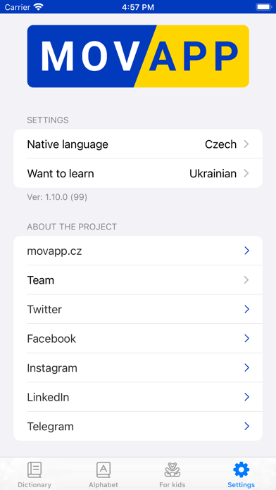 Movapp Translator Screenshot