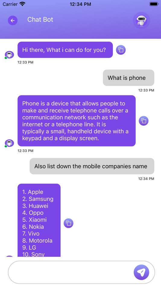 #3. Chat Bot Ai Assistant (iOS) 由: Zip Fixers, Inc.