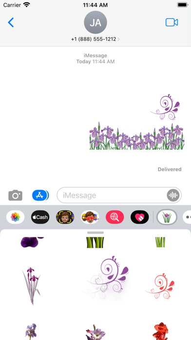 Sticker iris Screenshot