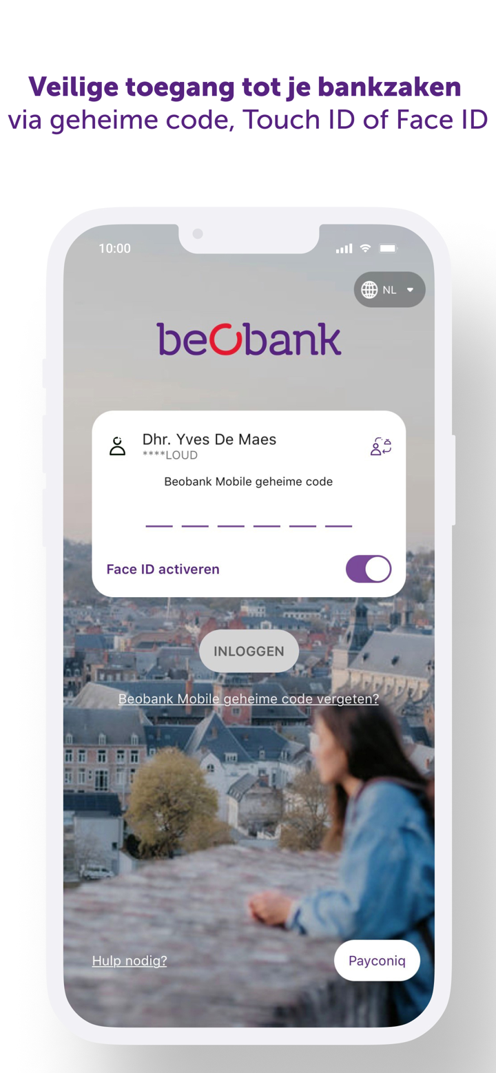 Beobank Mobile screenshot 1