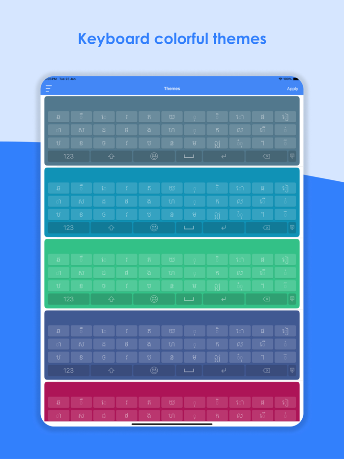 Khmer Keyboard  Translator