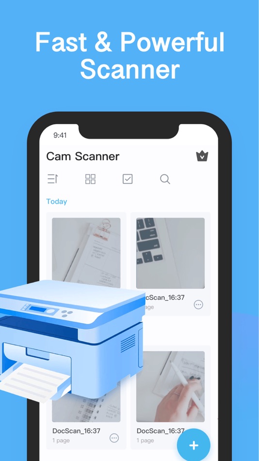 #1. Cam Scan - PDF Scanner App . (iOS) Podle: Minglei.Inc