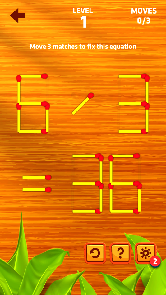 #3. Match Sticks - Game (iOS) 由: Smit Sabhadiya