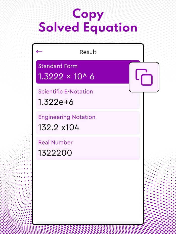 Standard Form Calculator