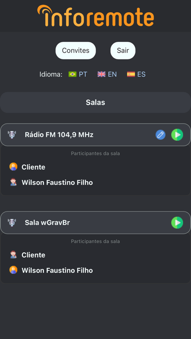 InfoRemote Screenshot
