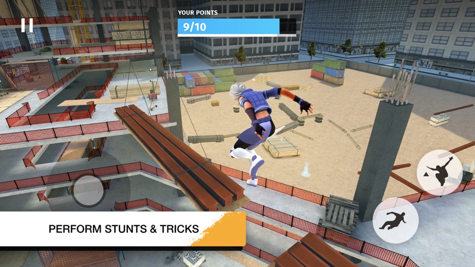#4. Parkour Simulator 3D: City Run (iOS) Av: MotivApp GmbH