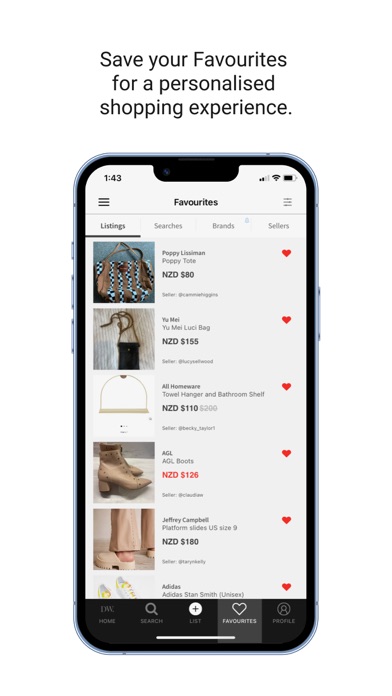 Designer Wardrobe: Buy & Sell Screenshot