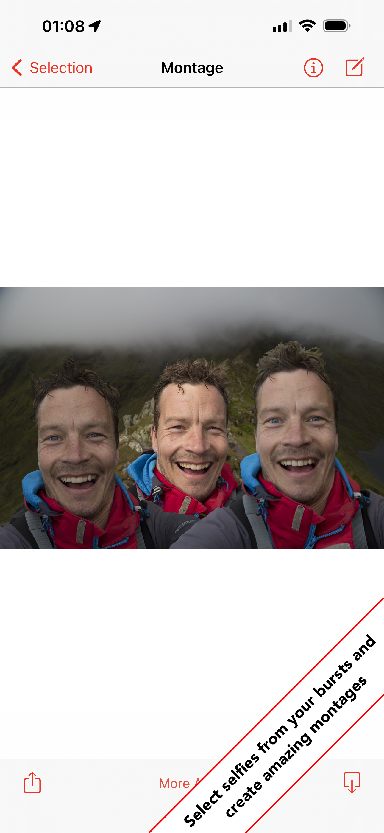 Burst Selfie screenshot 3