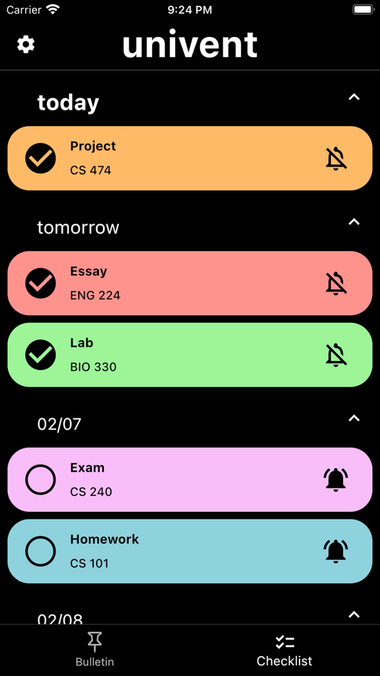 #1. Univent.io (iOS) By: Christopher Hoerler