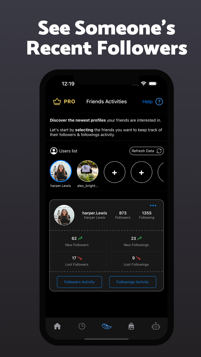 Report King - Follower Tracker