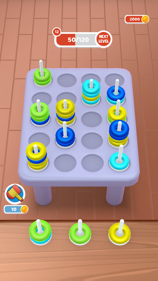 #2. Torus Sort (iOS) 由: 3A YAPIM VE YAZILIM DANISMANLIK LIMITED SIRKETI