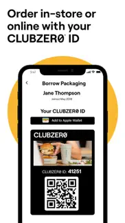 clubzerØ: returnable packaging iphone screenshot 3