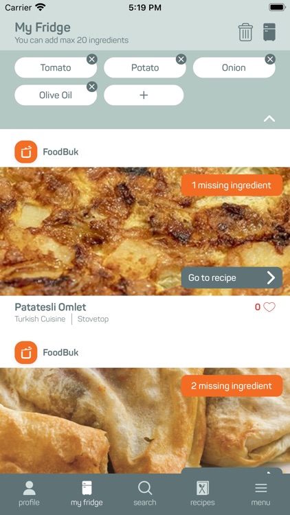 FoodBuk: find your recipe screenshot-5