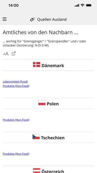 produktrueckrufe.de Screenshot
