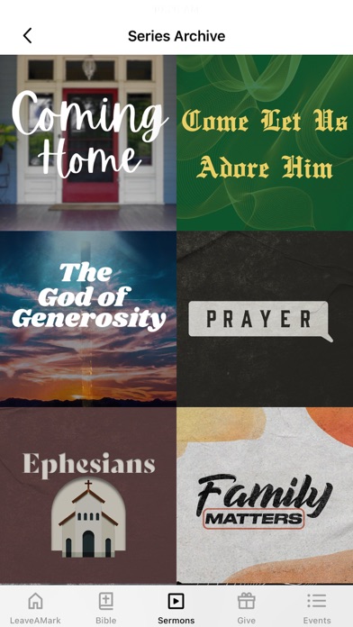 LeaveAMark Church Screenshot