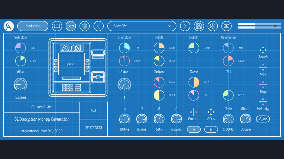 #2. SUBscription Synth (iOS) 由: Caelum Audio