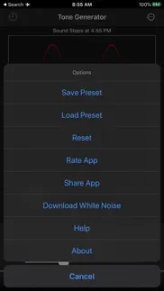 tone generator: audio sound hz iphone screenshot 4
