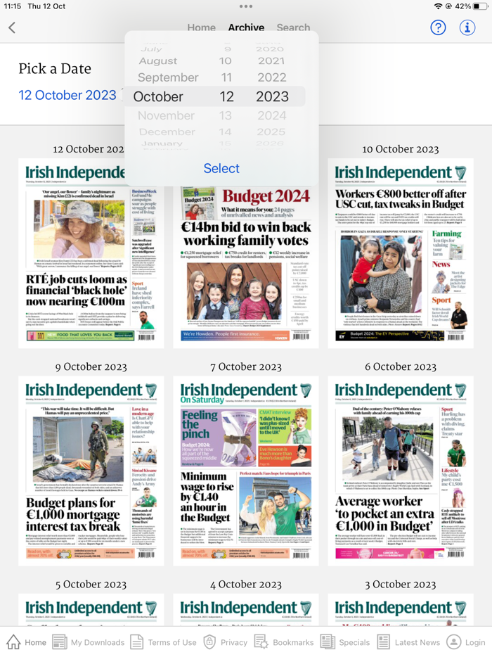 Irish Independent ePapers