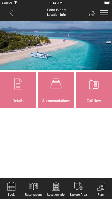 Palm Island Resort & Spa Screenshot