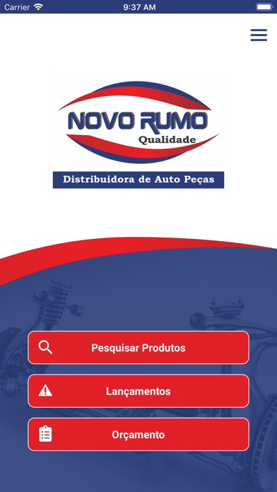 Novo Rumo Distribuidora Screenshot