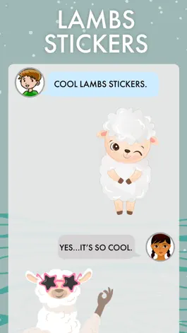 Game screenshot Lamb Stickers apk