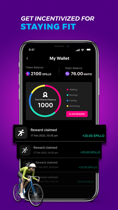FitMint Wear-Fitness DApp Screenshot