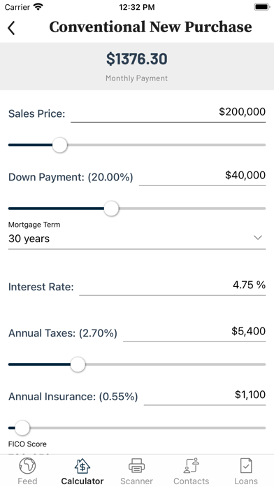 Jefferson Bank Home Loan Screenshot