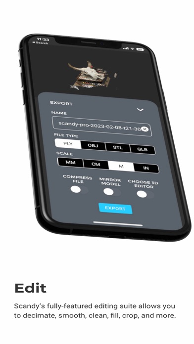 Scandy Pro: 3D Scanner, 3D App Screenshot