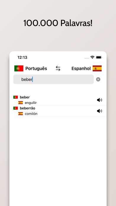 Dicionário Espanhol/Português Screenshot