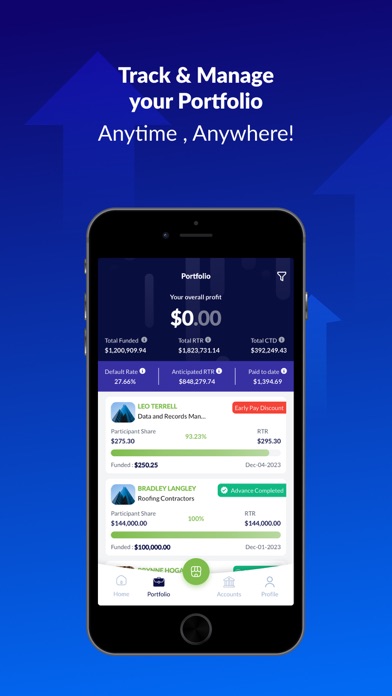 Investor Portal MMP Screenshot