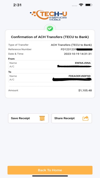 TECH->U E-Services Mobile App screenshot-5