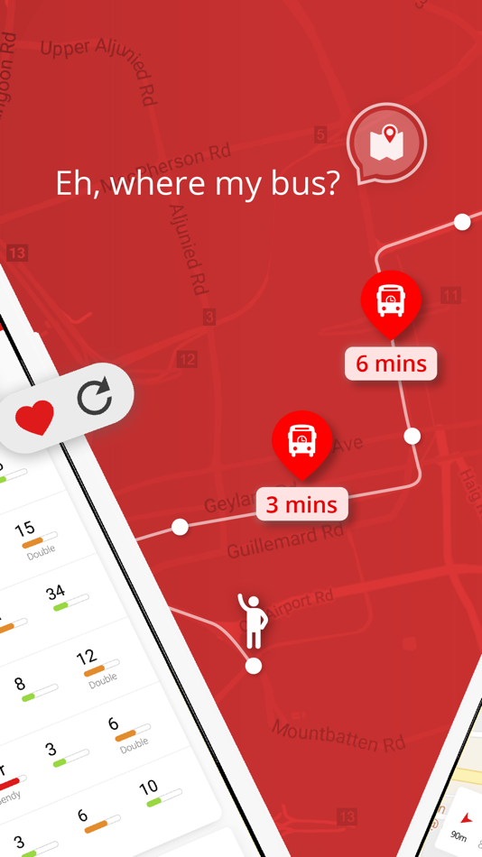 #2. SG BusLeh: Bus & Train Timings (iOS) 由: OUS Group Pte Ltd (Originally US)