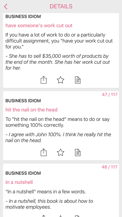 Business Eyes idioms Screenshot