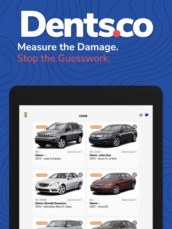 Dents.co iPad screenshot 1 - Productivity app