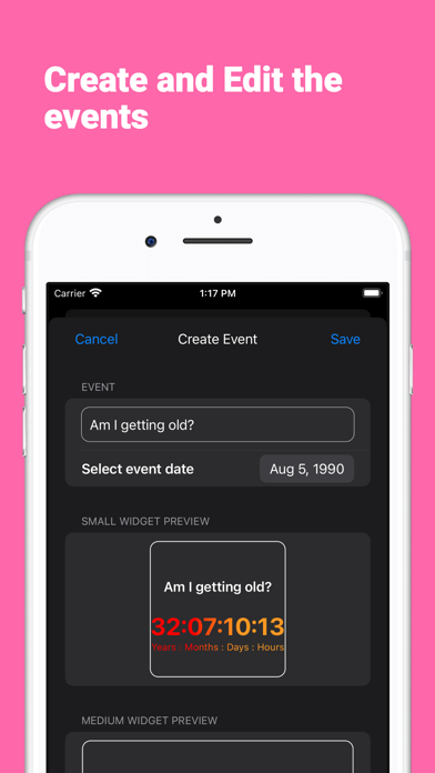 Age Countdown Widgets Screenshot