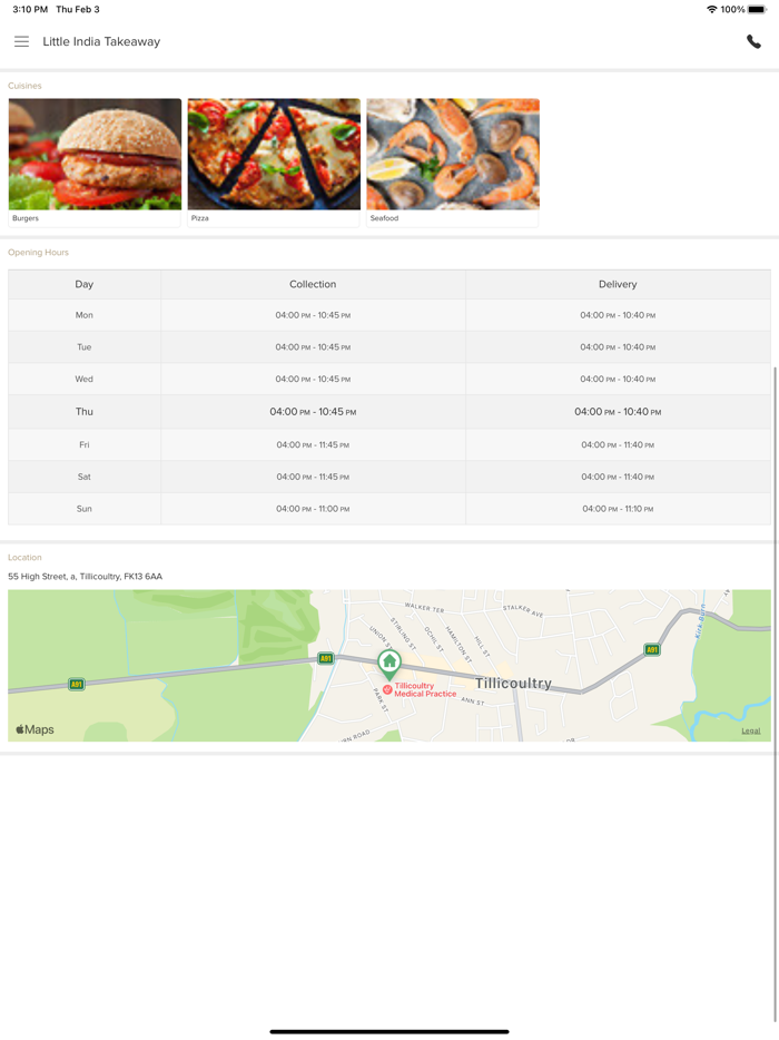 Little India Takeaway.