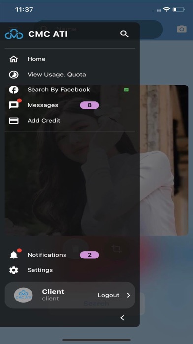 Social ID Search Screenshot