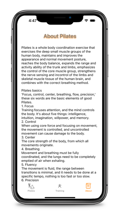 LovePilatesExercise Screenshot