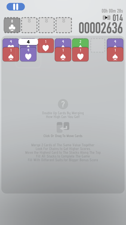 #2. DoubleUp Solitaire (iOS) 由: Wayne Perry