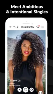 blackgentry: black dating app iphone screenshot 1