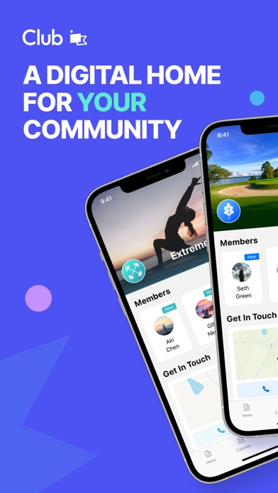 The Club App Screenshot