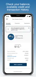 Card Service Center screenshot #1 for iPhone