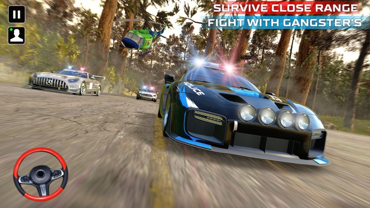 Police Chase Gangster Cop Game screenshot-6