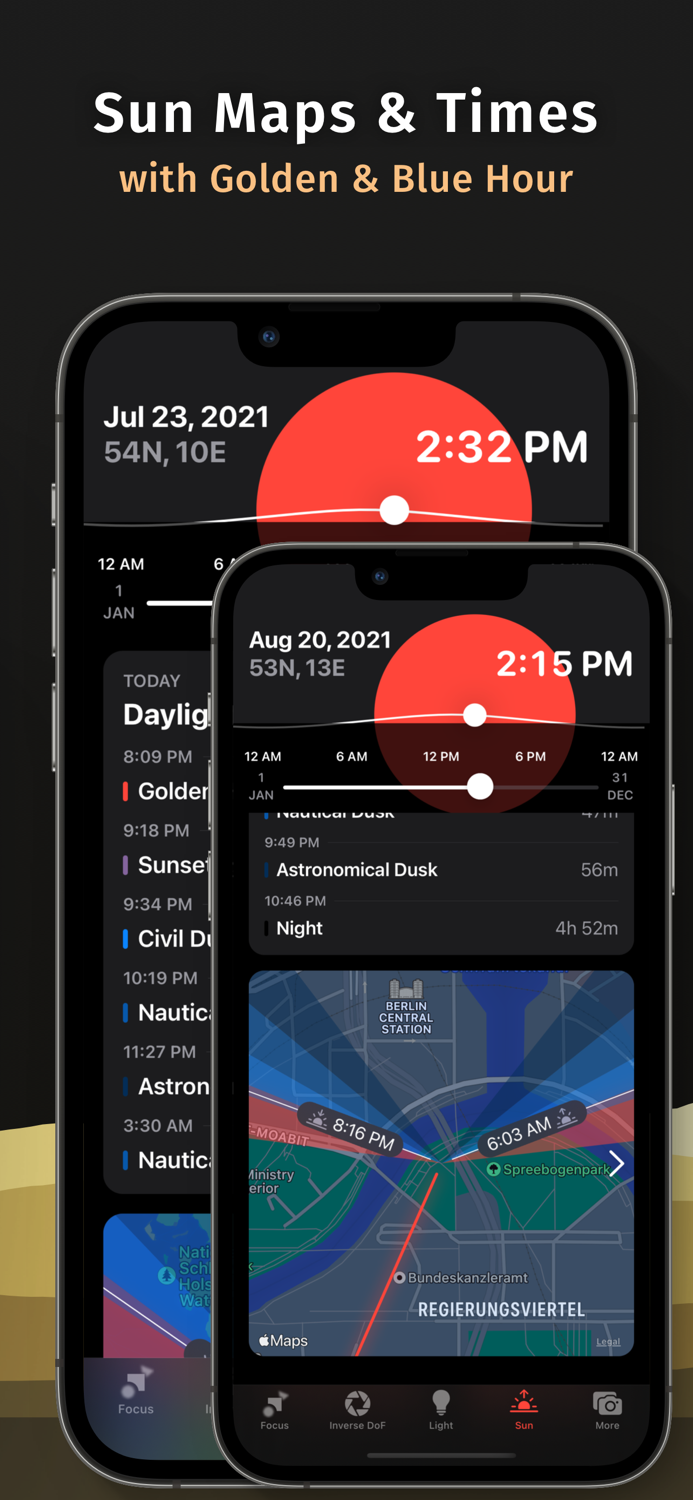 lightanddepth Sun DoF and FoV