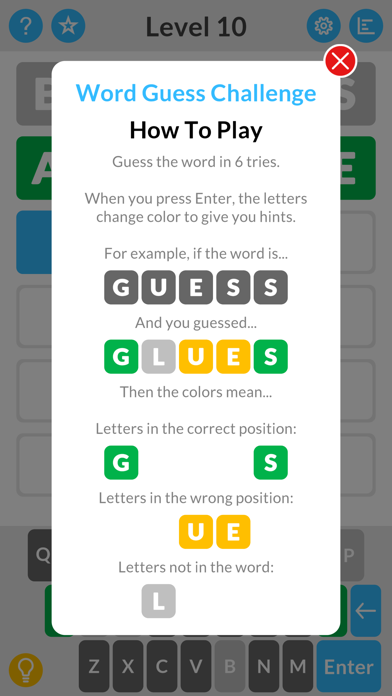 Word Guess Challenge Screenshot
