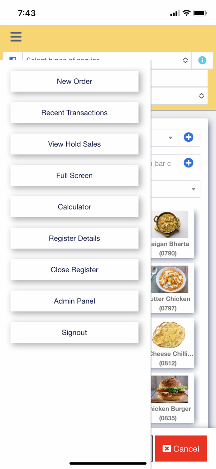 Sero POS  Point of Sale App