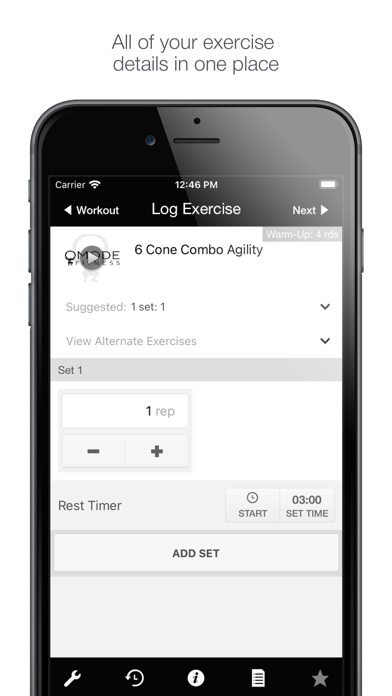OMODE Fitness Screenshot