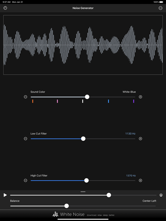 Screenshot #4 pour Noise Generator: Full Spectrum