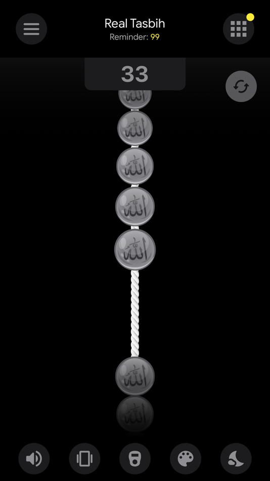 #7. Real Tasbih Counter: Misbaha (iOS) 由: Deniz Duzbasti